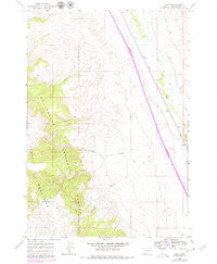 Kidd Montana Historical topographic map, 1:24000 scale, 7.5 X 7.5 Minute, Year 1965