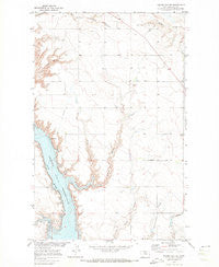 Kiehns Coulee Montana Historical topographic map, 1:24000 scale, 7.5 X 7.5 Minute, Year 1970
