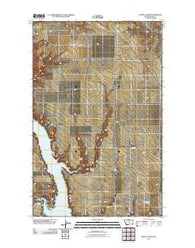 Kiehns Coulee Montana Historical topographic map, 1:24000 scale, 7.5 X 7.5 Minute, Year 2011
