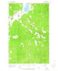 Kila Montana Historical topographic map, 1:24000 scale, 7.5 X 7.5 Minute, Year 1962