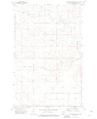 Killenbeck Reservoir Montana Historical topographic map, 1:24000 scale, 7.5 X 7.5 Minute, Year 1973