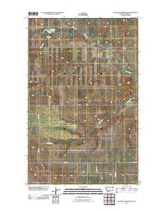 Killenbeck Reservoir Montana Historical topographic map, 1:24000 scale, 7.5 X 7.5 Minute, Year 2011