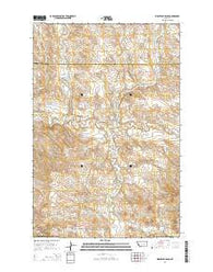 Kincheloe Ranch Montana Current topographic map, 1:24000 scale, 7.5 X 7.5 Minute, Year 2014