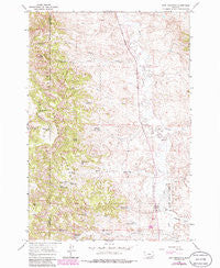King Mountain Montana Historical topographic map, 1:24000 scale, 7.5 X 7.5 Minute, Year 1966