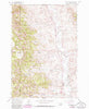 King Mountain Montana Historical topographic map, 1:24000 scale, 7.5 X 7.5 Minute, Year 1966