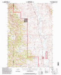 King Mountain Montana Historical topographic map, 1:24000 scale, 7.5 X 7.5 Minute, Year 1995