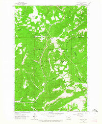 Kings Hill Montana Historical topographic map, 1:24000 scale, 7.5 X 7.5 Minute, Year 1961