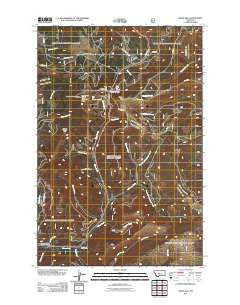 Kings Hill Montana Historical topographic map, 1:24000 scale, 7.5 X 7.5 Minute, Year 2011