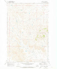 Kinsey NW Montana Historical topographic map, 1:24000 scale, 7.5 X 7.5 Minute, Year 1969