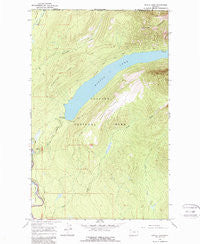 Kintla Lake Montana Historical topographic map, 1:24000 scale, 7.5 X 7.5 Minute, Year 1966