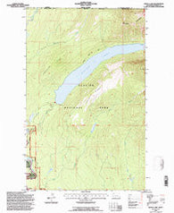 Kintla Lake Montana Historical topographic map, 1:24000 scale, 7.5 X 7.5 Minute, Year 1994
