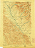 Kintla Lakes Montana Historical topographic map, 1:125000 scale, 30 X 30 Minute, Year 1906
