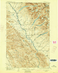 Kintla Lakes Montana Historical topographic map, 1:125000 scale, 30 X 30 Minute, Year 1906