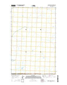 Kintla Peak OE N Montana Current topographic map, 1:24000 scale, 7.5 X 7.5 Minute, Year 2014