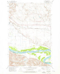 Kintyre Montana Historical topographic map, 1:24000 scale, 7.5 X 7.5 Minute, Year 1972