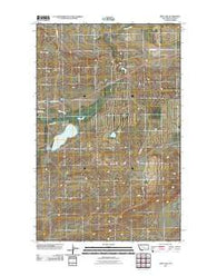 Kipp Lake Montana Historical topographic map, 1:24000 scale, 7.5 X 7.5 Minute, Year 2011