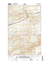 Kipp Lake Montana Current topographic map, 1:24000 scale, 7.5 X 7.5 Minute, Year 2014