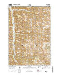Kirby Montana Current topographic map, 1:24000 scale, 7.5 X 7.5 Minute, Year 2014