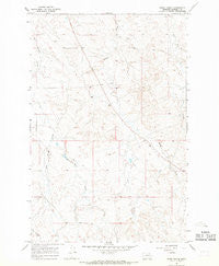 Kirby Ranch Montana Historical topographic map, 1:24000 scale, 7.5 X 7.5 Minute, Year 1965