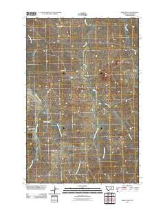 Kirby Ranch Montana Historical topographic map, 1:24000 scale, 7.5 X 7.5 Minute, Year 2011