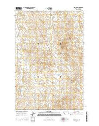 Kirby Ranch Montana Current topographic map, 1:24000 scale, 7.5 X 7.5 Minute, Year 2014