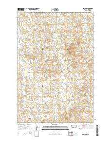 Kirby Ranch Montana Current topographic map, 1:24000 scale, 7.5 X 7.5 Minute, Year 2014