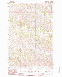 Kirkendal Flat Montana Historical topographic map, 1:24000 scale, 7.5 X 7.5 Minute, Year 1985
