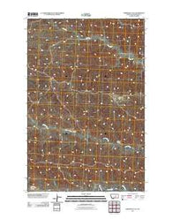 Kirkendal Flat Montana Historical topographic map, 1:24000 scale, 7.5 X 7.5 Minute, Year 2011