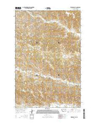 Kirkendal Flat Montana Current topographic map, 1:24000 scale, 7.5 X 7.5 Minute, Year 2014