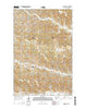 Kirkendal Flat Montana Current topographic map, 1:24000 scale, 7.5 X 7.5 Minute, Year 2014