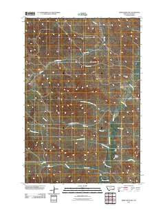 Kirkpatrick Hill Montana Historical topographic map, 1:24000 scale, 7.5 X 7.5 Minute, Year 2011
