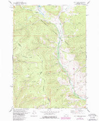 Kitty Creek Montana Historical topographic map, 1:24000 scale, 7.5 X 7.5 Minute, Year 1978
