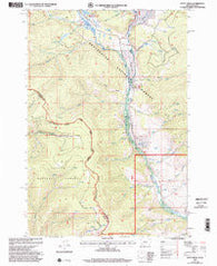 Kitty Creek Montana Historical topographic map, 1:24000 scale, 7.5 X 7.5 Minute, Year 1997