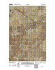 Knees NE Montana Historical topographic map, 1:24000 scale, 7.5 X 7.5 Minute, Year 2011