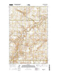 Knees NE Montana Current topographic map, 1:24000 scale, 7.5 X 7.5 Minute, Year 2014