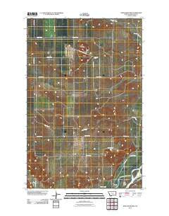 Knife River Mine Montana Historical topographic map, 1:24000 scale, 7.5 X 7.5 Minute, Year 2011