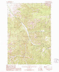 Knowles Peak Montana Historical topographic map, 1:24000 scale, 7.5 X 7.5 Minute, Year 1988