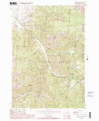 Knowles Peak Montana Historical topographic map, 1:24000 scale, 7.5 X 7.5 Minute, Year 1988