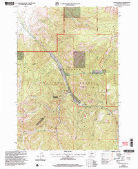 Knowles Peak Montana Historical topographic map, 1:24000 scale, 7.5 X 7.5 Minute, Year 2000