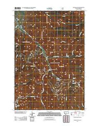 Knowles Peak Montana Historical topographic map, 1:24000 scale, 7.5 X 7.5 Minute, Year 2011
