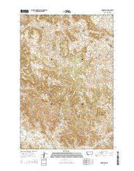 Knowlton Montana Current topographic map, 1:24000 scale, 7.5 X 7.5 Minute, Year 2014