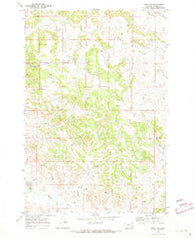 Knowlton Montana Historical topographic map, 1:24000 scale, 7.5 X 7.5 Minute, Year 1969
