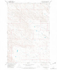 Knudson Draw NE Montana Historical topographic map, 1:24000 scale, 7.5 X 7.5 Minute, Year 1982