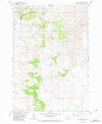 Knudson Draw Montana Historical topographic map, 1:24000 scale, 7.5 X 7.5 Minute, Year 1982