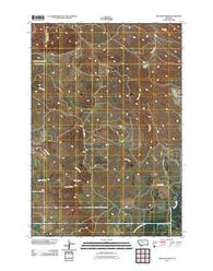 Knudson Draw Montana Historical topographic map, 1:24000 scale, 7.5 X 7.5 Minute, Year 2011