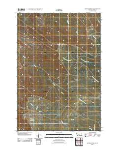 Knudson Draw NE Montana Historical topographic map, 1:24000 scale, 7.5 X 7.5 Minute, Year 2011