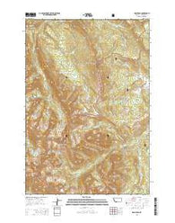 Koch Peak Montana Current topographic map, 1:24000 scale, 7.5 X 7.5 Minute, Year 2014