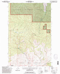 Kofford Ridge Montana Historical topographic map, 1:24000 scale, 7.5 X 7.5 Minute, Year 1994