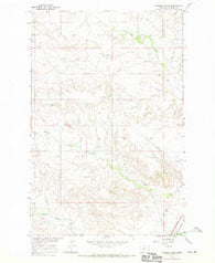 Kolberg Ranch Montana Historical topographic map, 1:24000 scale, 7.5 X 7.5 Minute, Year 1966
