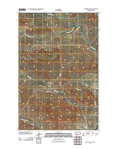 Kolberg Ranch Montana Historical topographic map, 1:24000 scale, 7.5 X 7.5 Minute, Year 2011